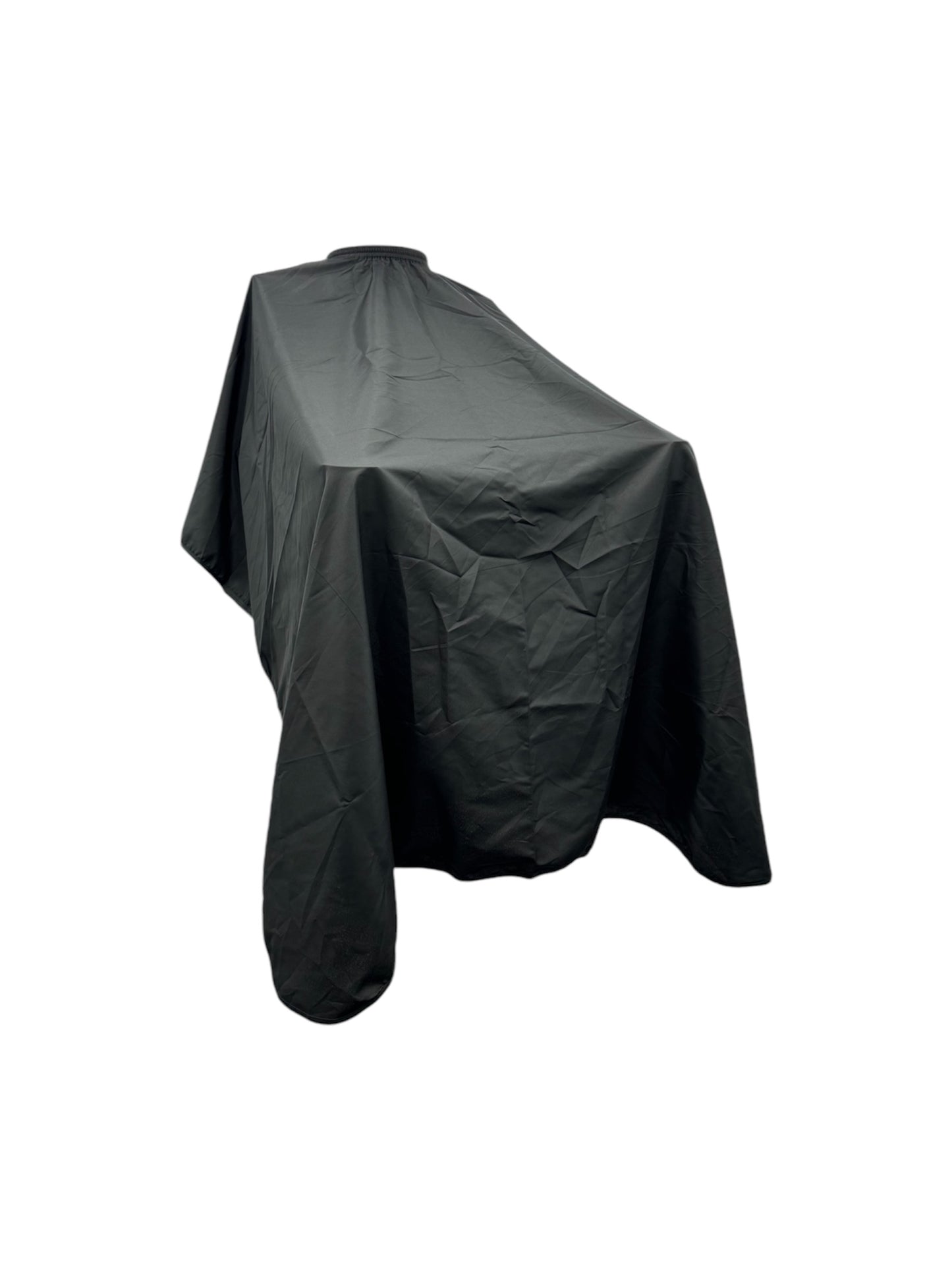 CAPA de BARBERIA CUELLO RESORTE, SOLO FONDO, COLOR NEGRO  Ref BS3-002