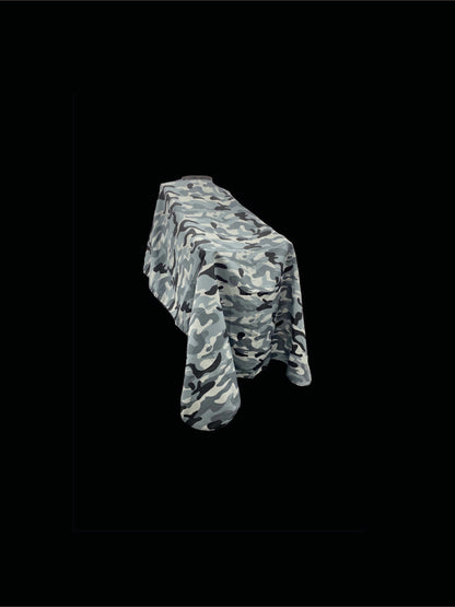 CAPA de BARBERIA CAMUFLADA  Ref BS3-113 GRIS